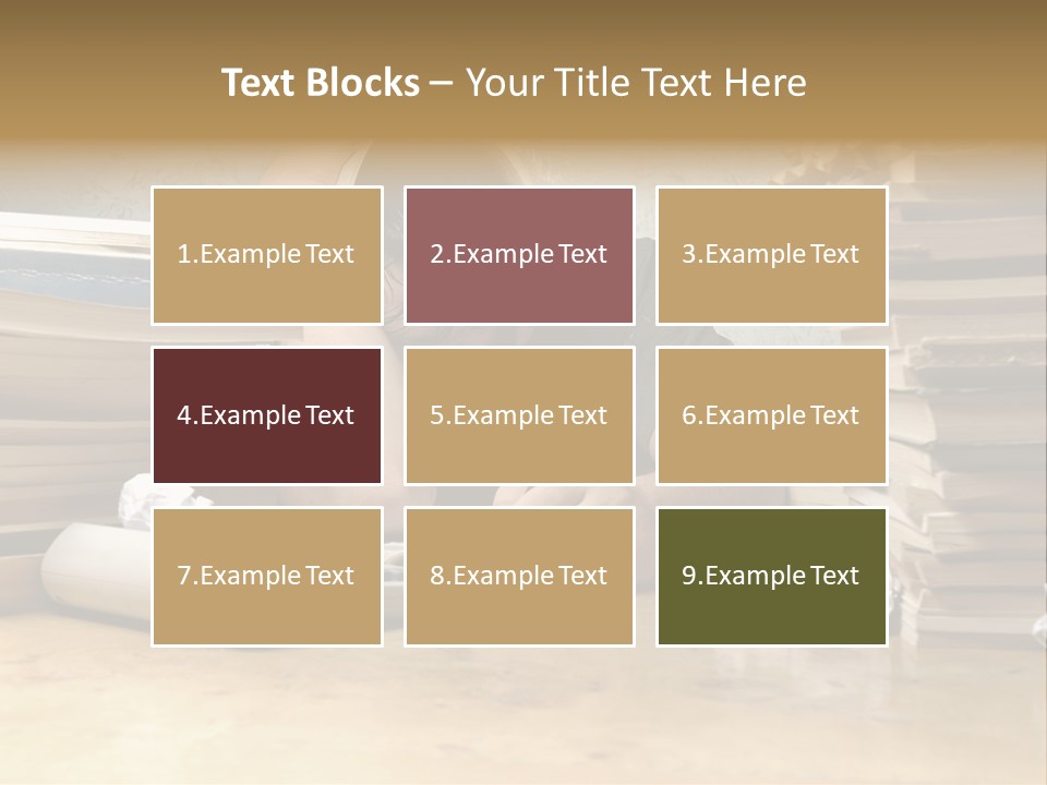 Accountant Alone Books PowerPoint Template
