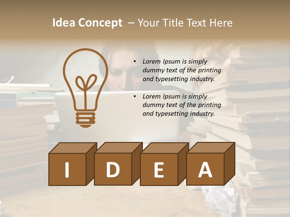 Lawyer Executive Man PowerPoint Template