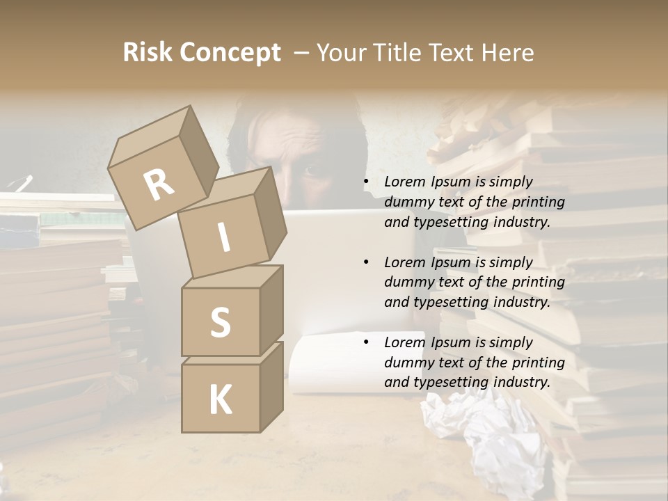 Lawyer Executive Man PowerPoint Template