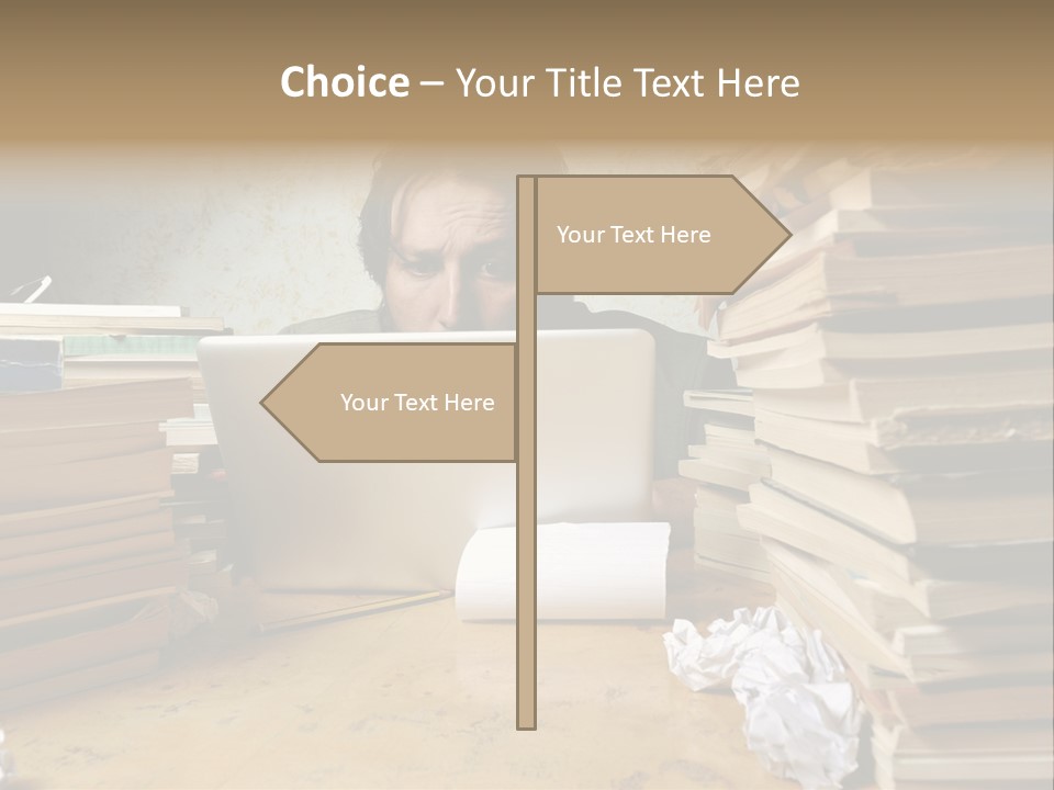 Lawyer Executive Man PowerPoint Template