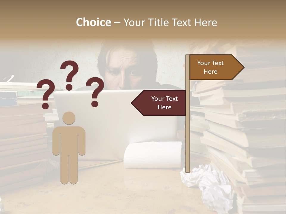 Lawyer Executive Man PowerPoint Template