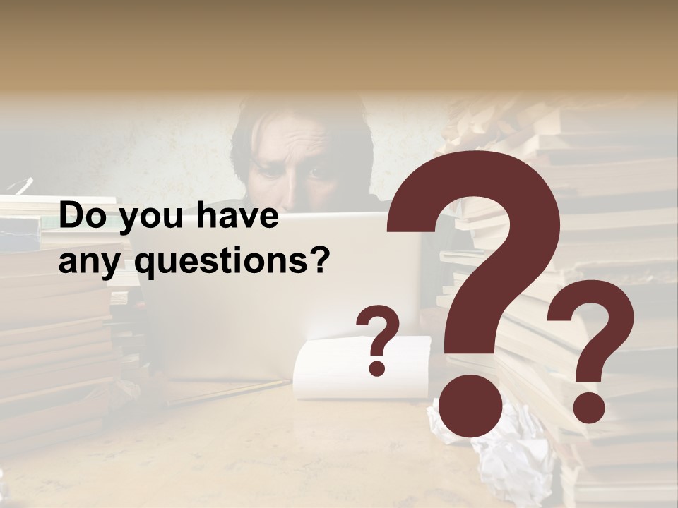 Lawyer Executive Man PowerPoint Template