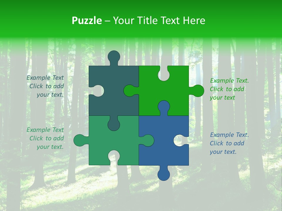 Growth Scenery Wild PowerPoint Template