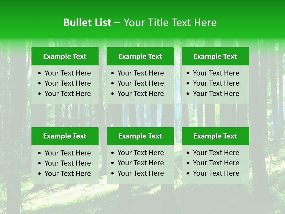 Growth Scenery Wild PowerPoint Template