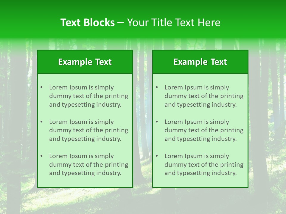 Growth Scenery Wild PowerPoint Template