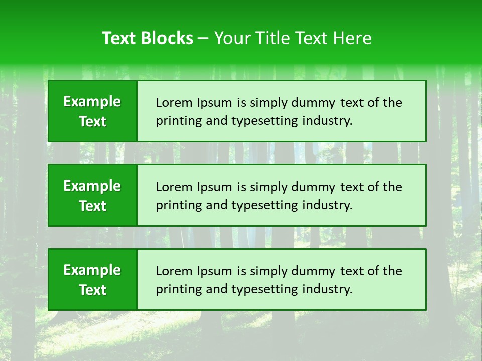 Growth Scenery Wild PowerPoint Template