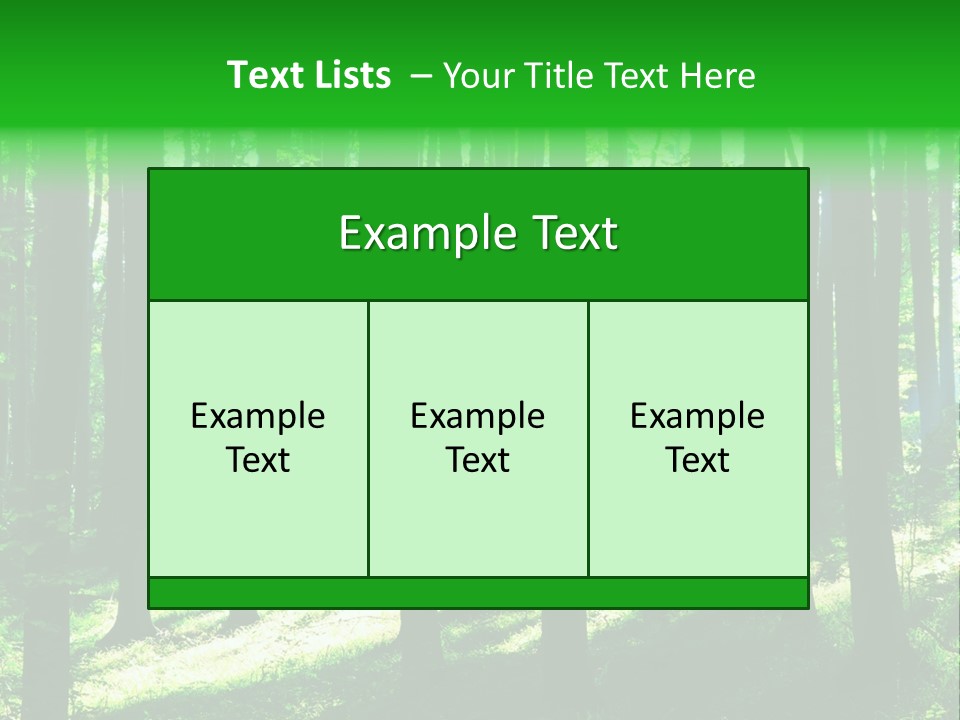 Growth Scenery Wild PowerPoint Template