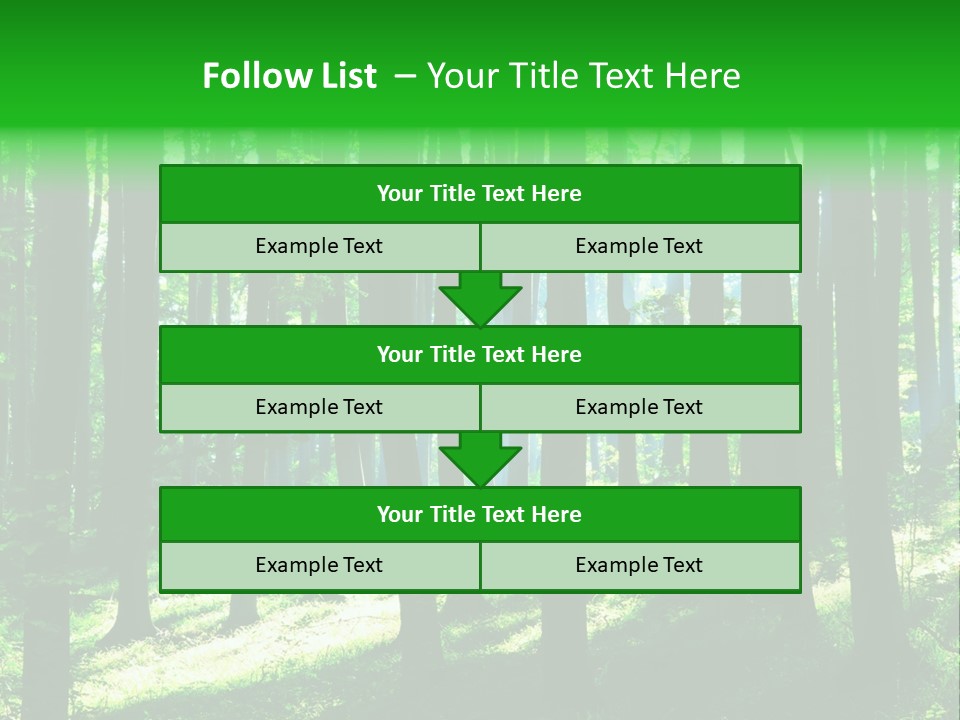 Growth Scenery Wild PowerPoint Template
