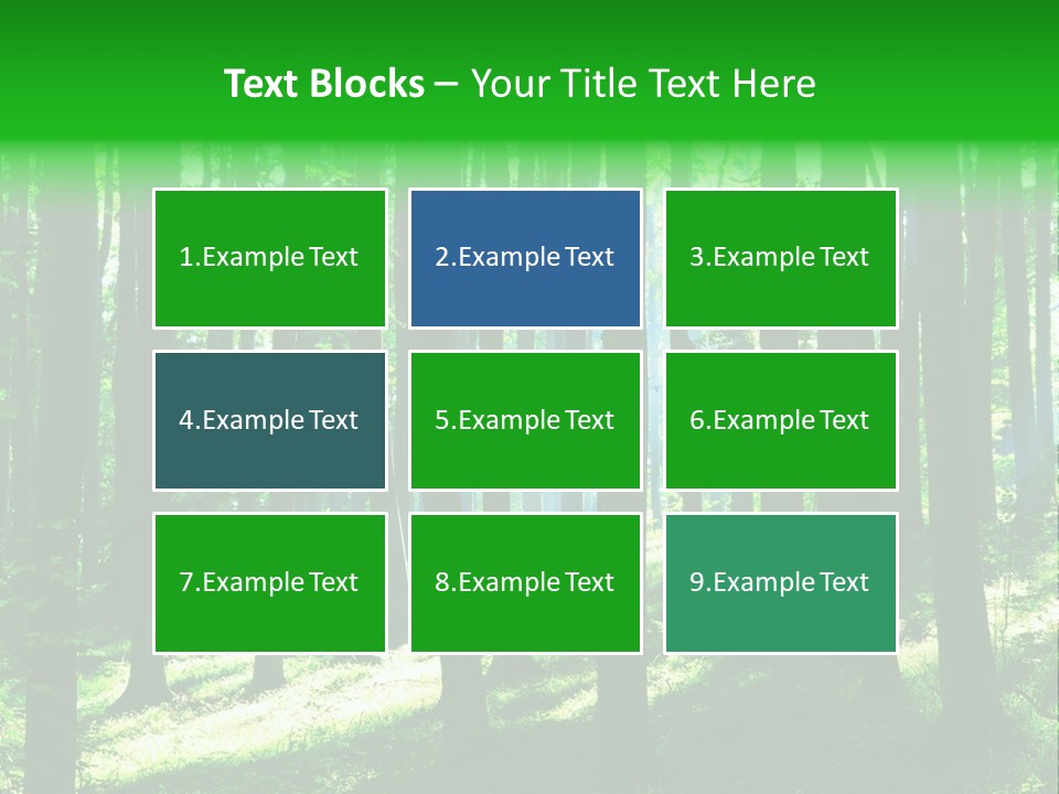Growth Scenery Wild PowerPoint Template