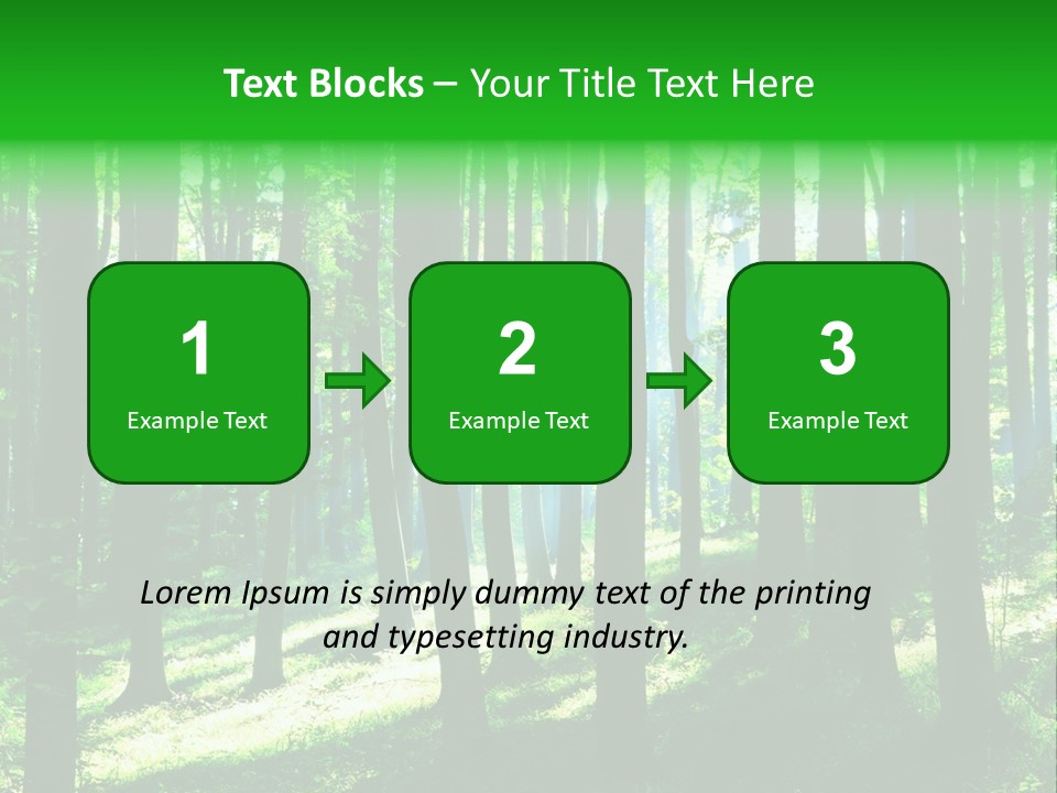 Growth Scenery Wild PowerPoint Template