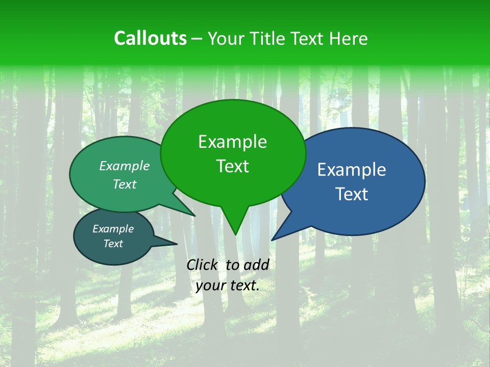 Growth Scenery Wild PowerPoint Template