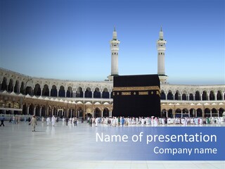 Haram Umrah Religion PowerPoint Template
