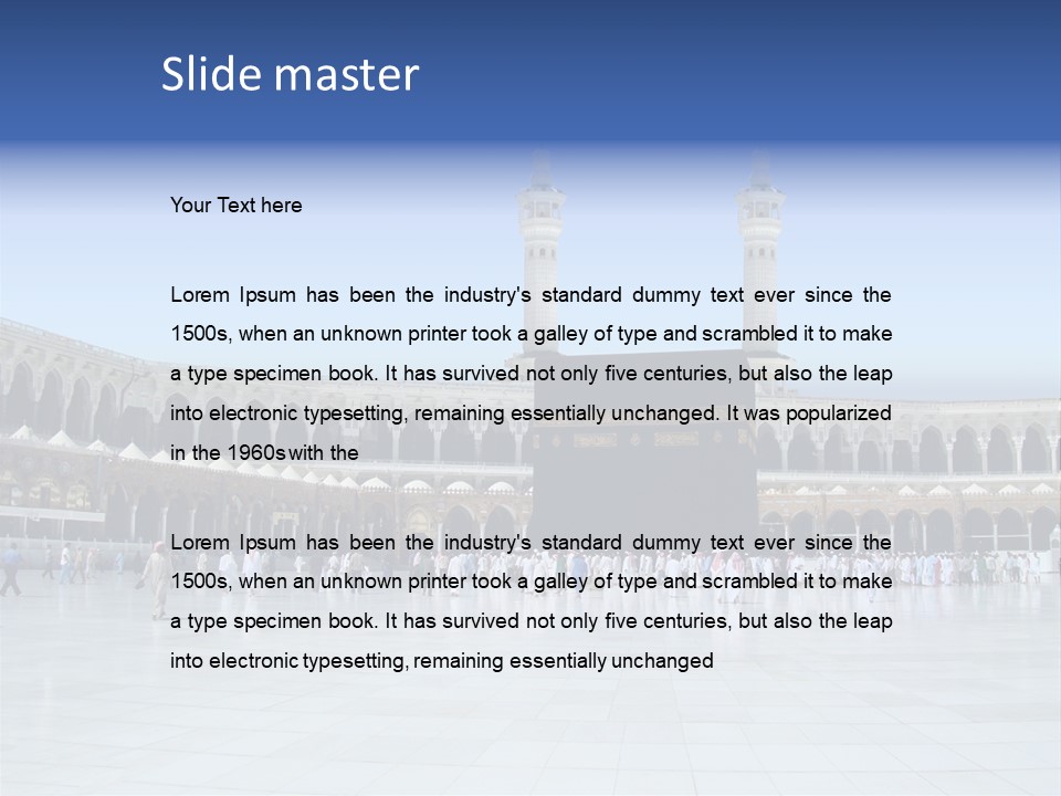Haram Umrah Religion PowerPoint Template