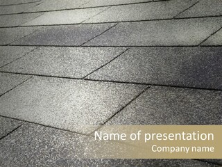 Dotted Similarity Roof Shingles PowerPoint Template