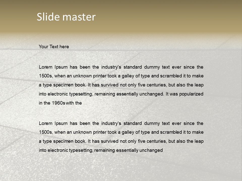 Dotted Similarity Roof Shingles PowerPoint Template