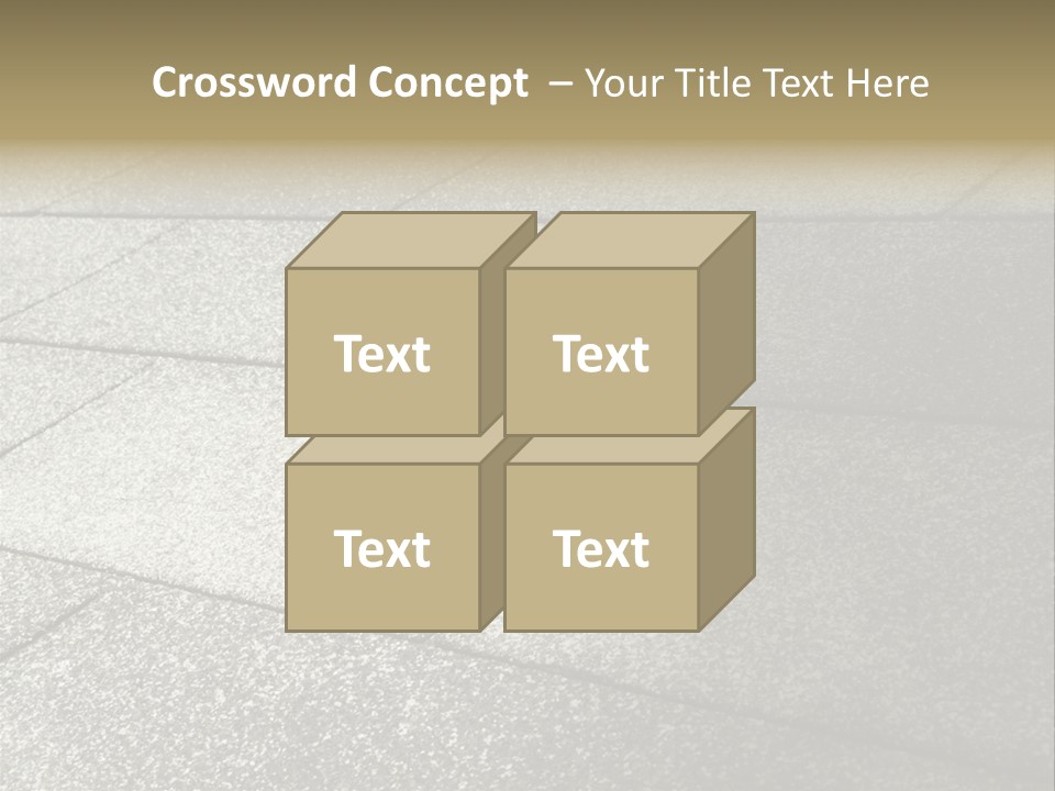 Dotted Similarity Roof Shingles PowerPoint Template