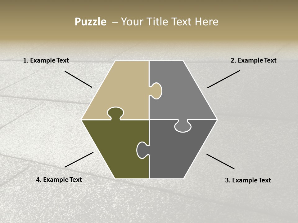 Dotted Similarity Roof Shingles PowerPoint Template