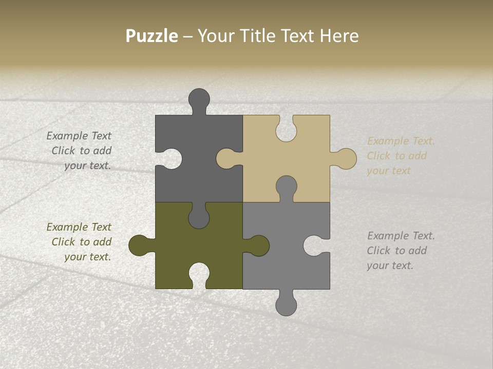 Dotted Similarity Roof Shingles PowerPoint Template