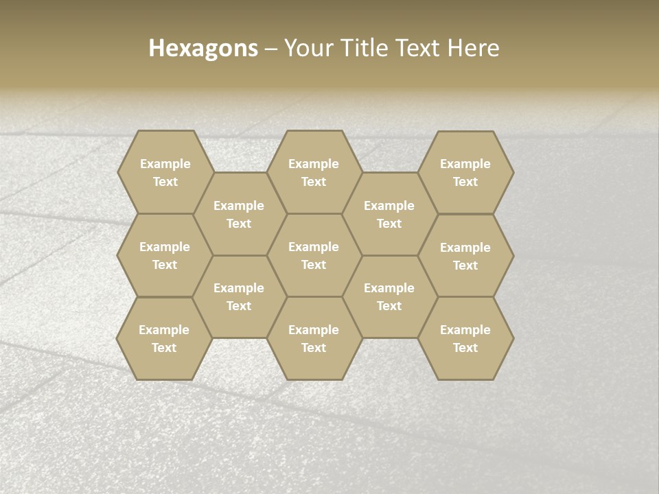 Dotted Similarity Roof Shingles PowerPoint Template