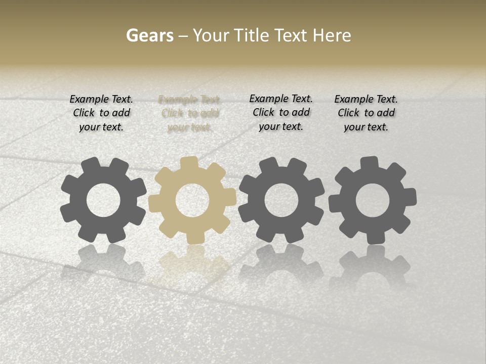 Dotted Similarity Roof Shingles PowerPoint Template