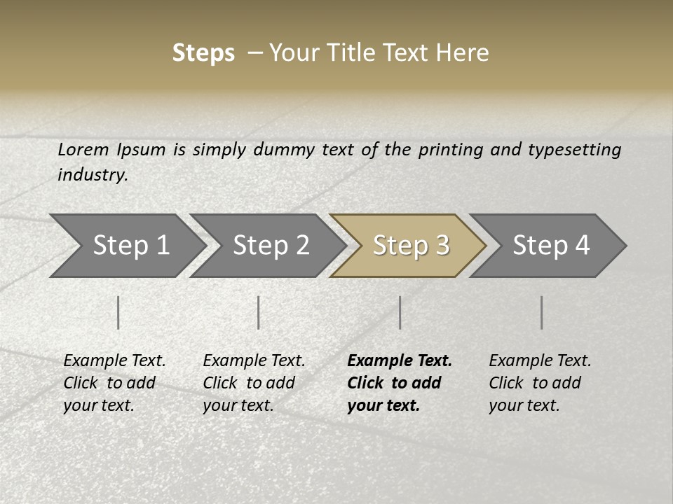 Dotted Similarity Roof Shingles PowerPoint Template