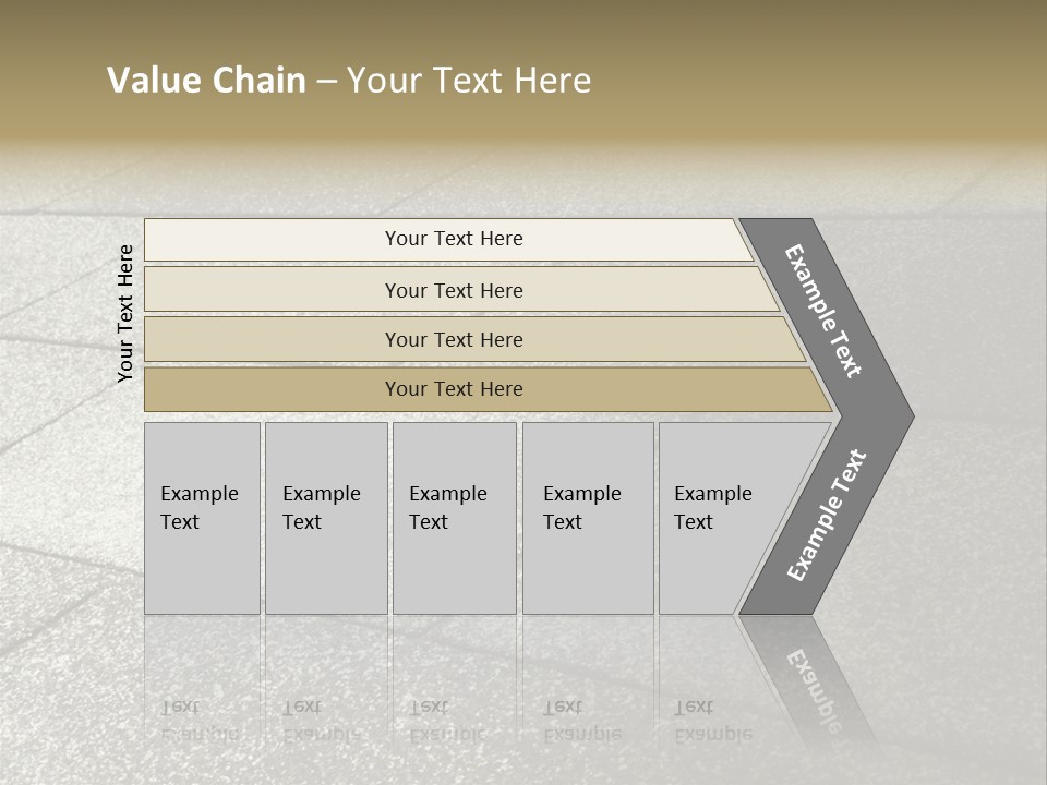 Dotted Similarity Roof Shingles PowerPoint Template