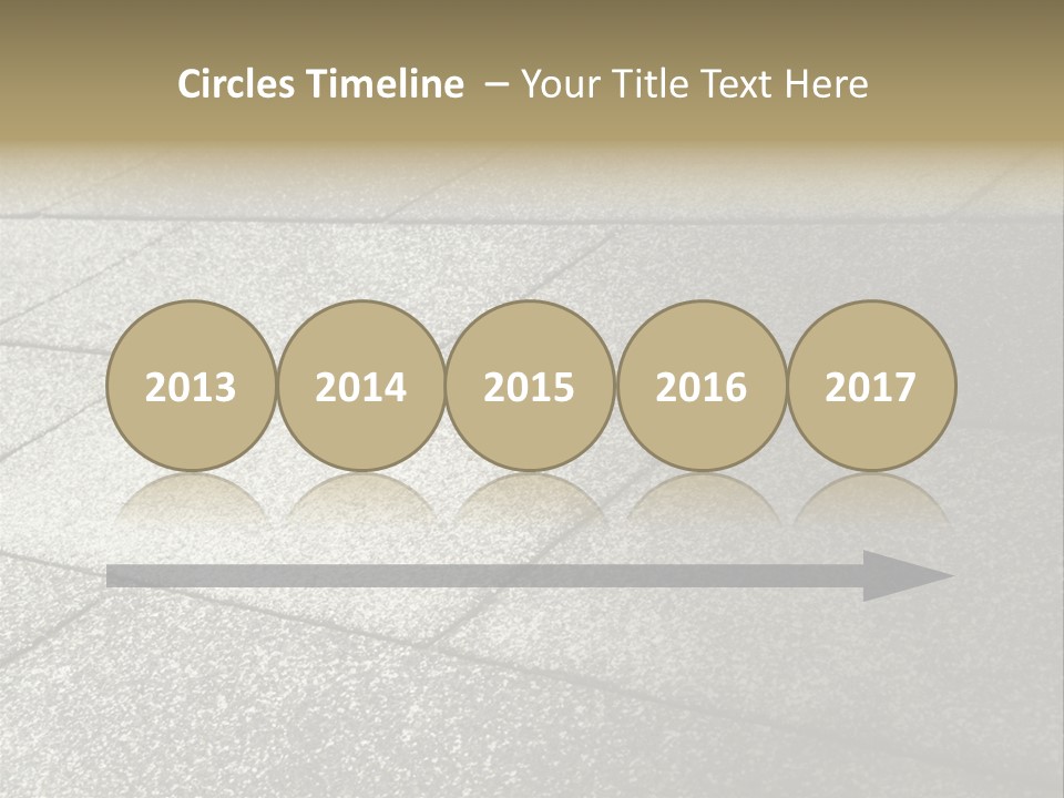 Dotted Similarity Roof Shingles PowerPoint Template