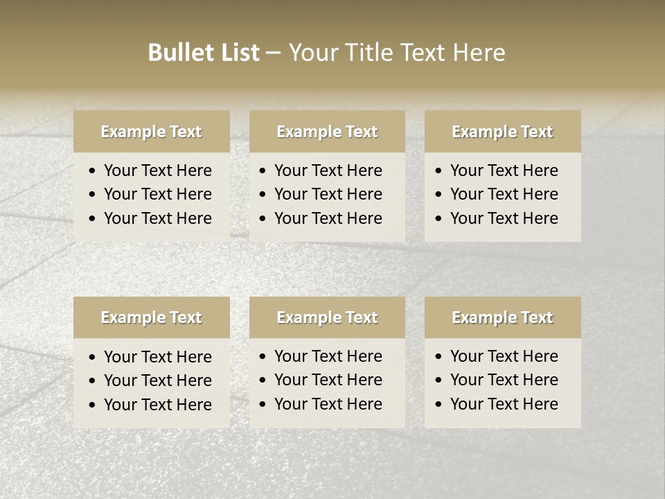 Dotted Similarity Roof Shingles PowerPoint Template