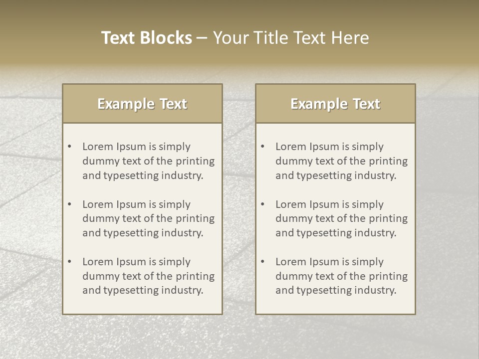 Dotted Similarity Roof Shingles PowerPoint Template