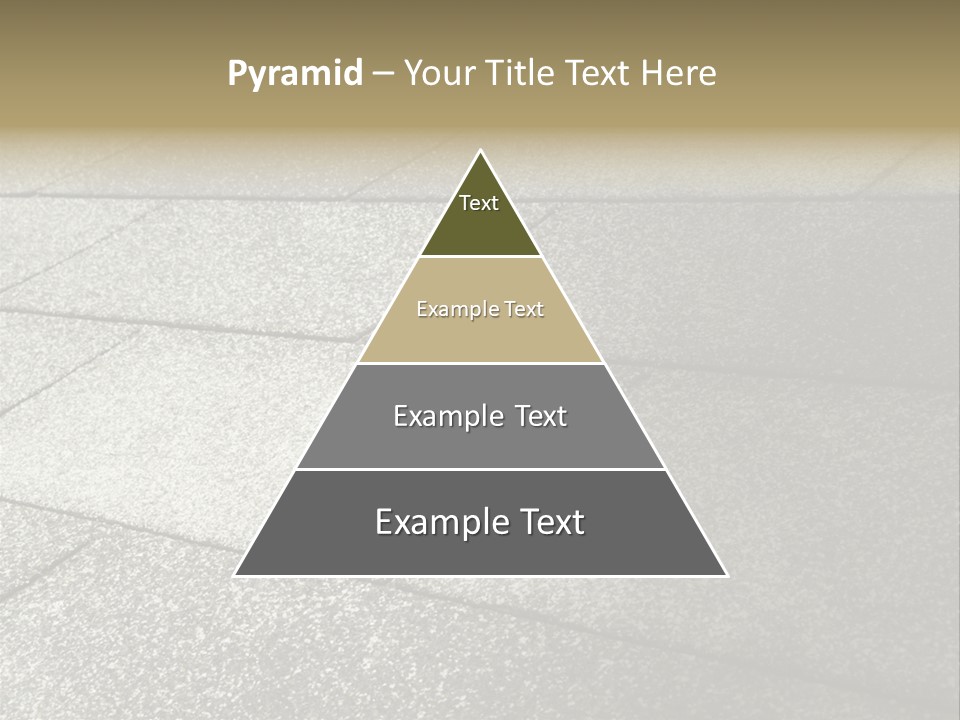Dotted Similarity Roof Shingles PowerPoint Template