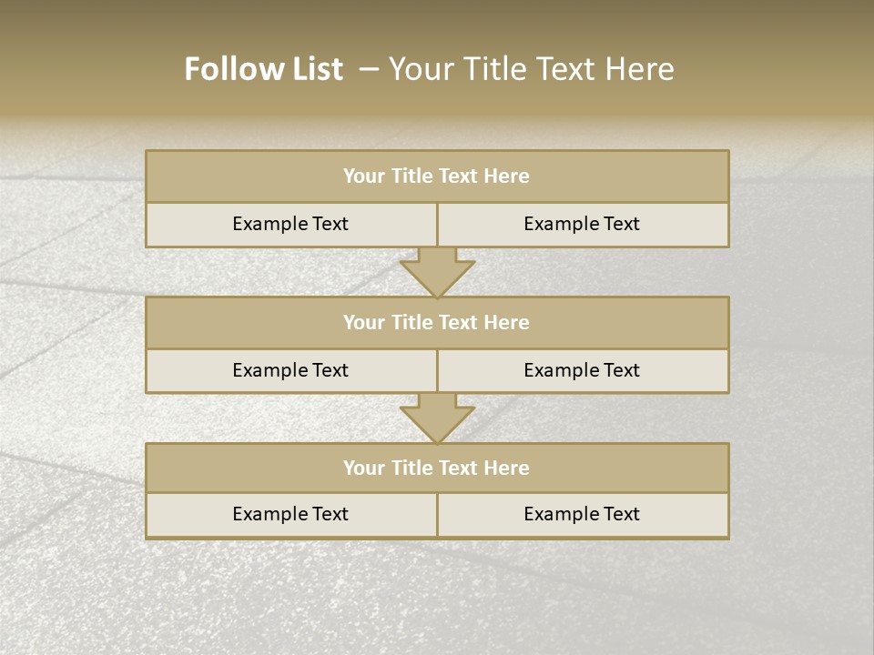 Dotted Similarity Roof Shingles PowerPoint Template