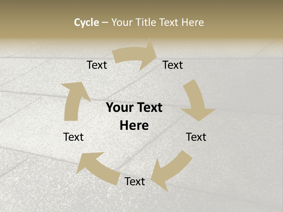 Dotted Similarity Roof Shingles PowerPoint Template