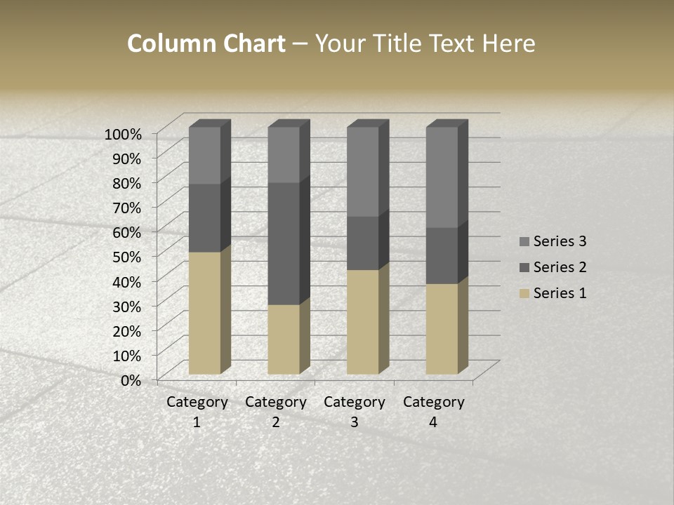 Dotted Similarity Roof Shingles PowerPoint Template