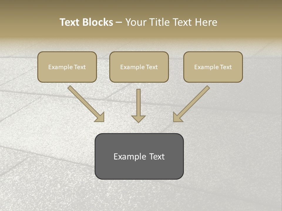 Dotted Similarity Roof Shingles PowerPoint Template