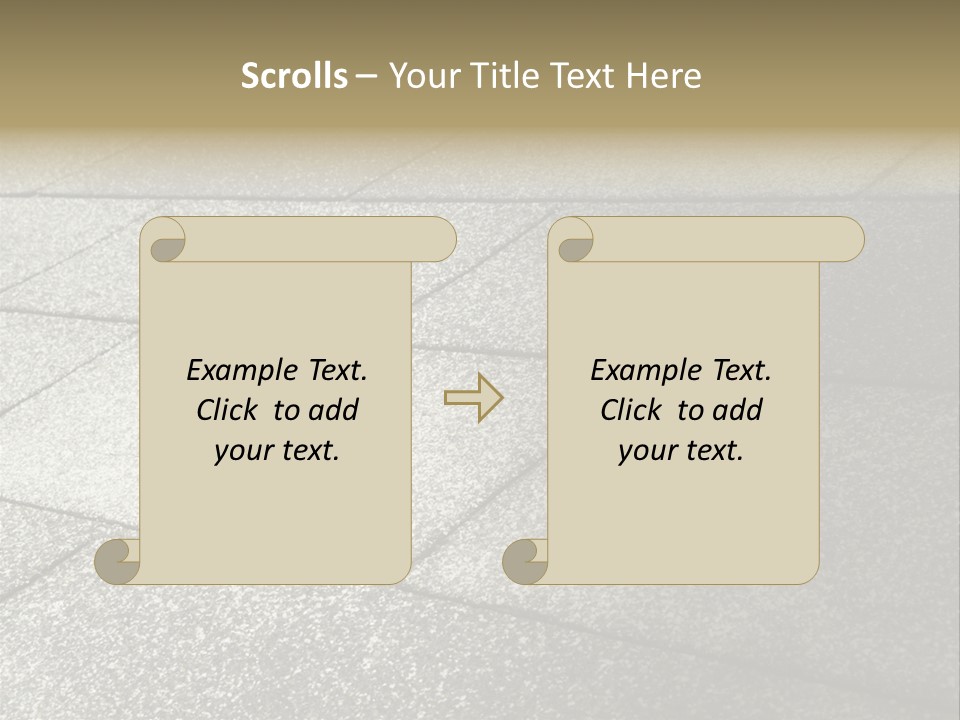 Dotted Similarity Roof Shingles PowerPoint Template