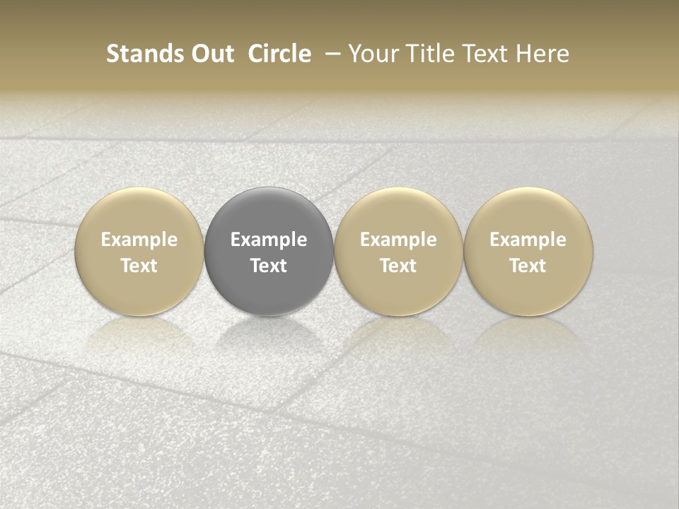 Dotted Similarity Roof Shingles PowerPoint Template