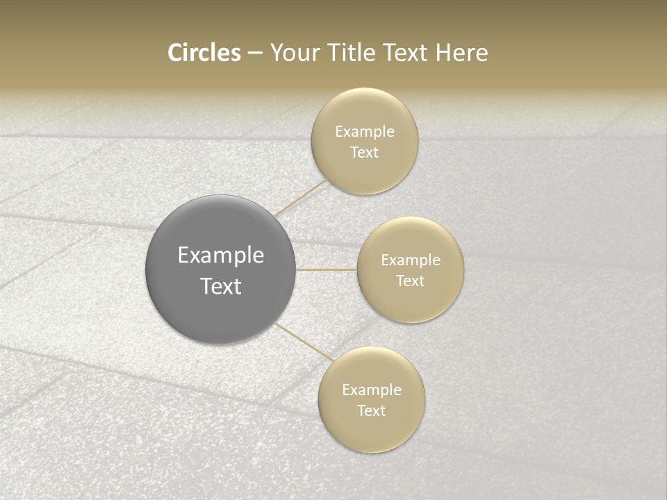 Dotted Similarity Roof Shingles PowerPoint Template