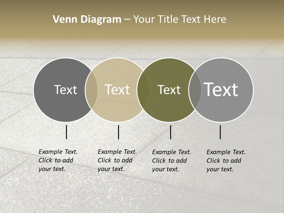 Dotted Similarity Roof Shingles PowerPoint Template