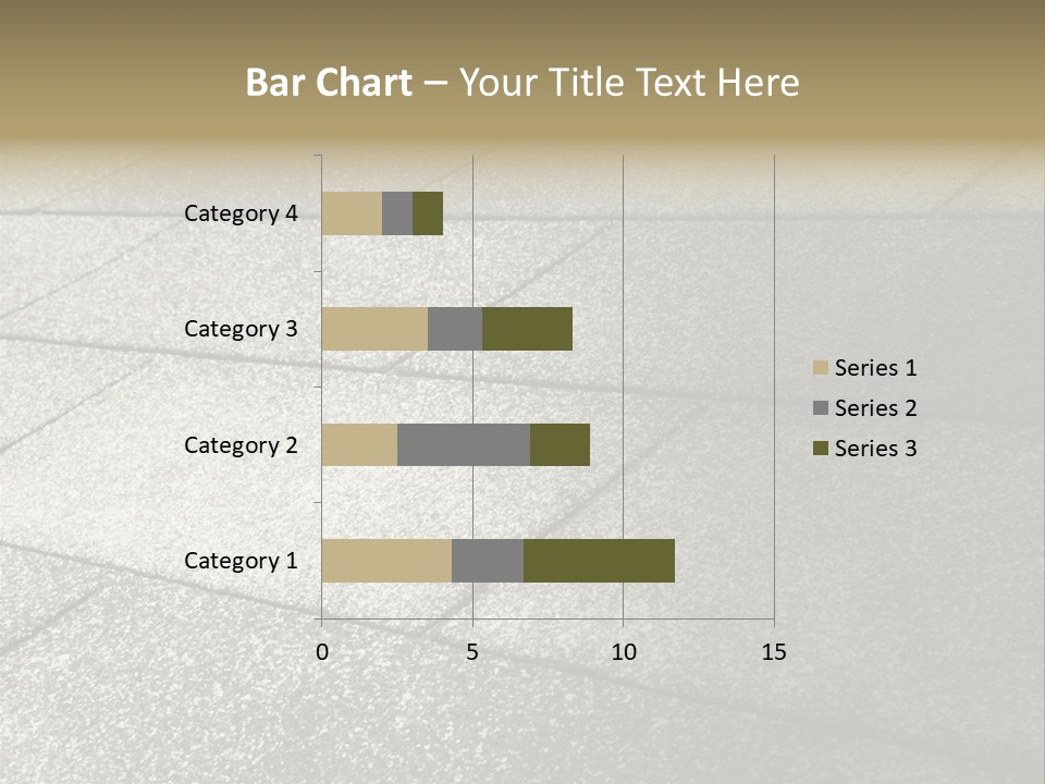 Dotted Similarity Roof Shingles PowerPoint Template