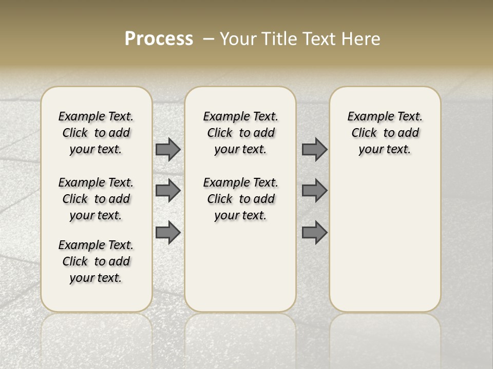 Dotted Similarity Roof Shingles PowerPoint Template