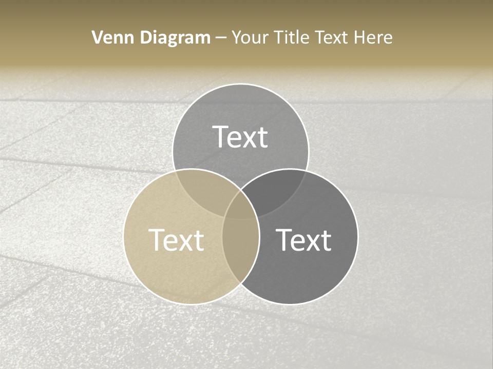 Dotted Similarity Roof Shingles PowerPoint Template