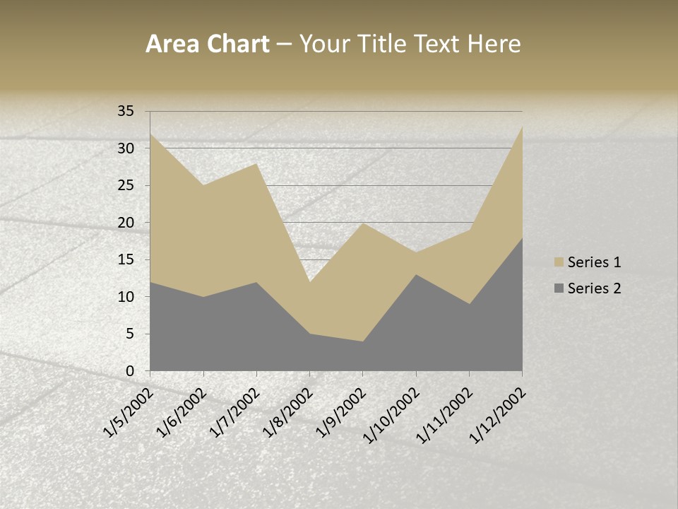 Dotted Similarity Roof Shingles PowerPoint Template