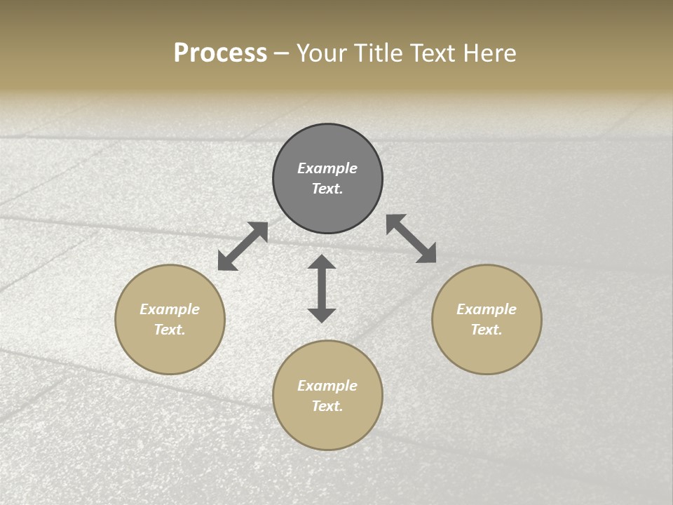 Dotted Similarity Roof Shingles PowerPoint Template