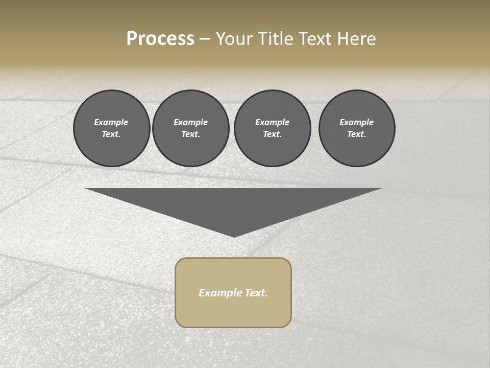 Dotted Similarity Roof Shingles PowerPoint Template