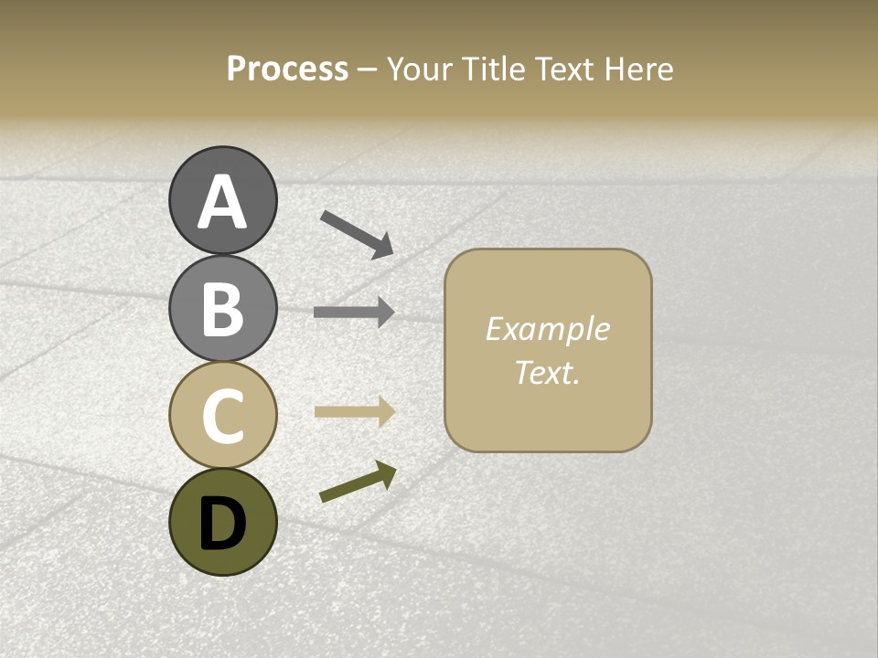 Dotted Similarity Roof Shingles PowerPoint Template