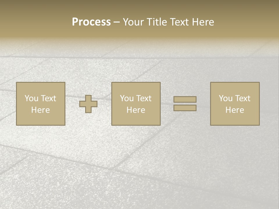 Dotted Similarity Roof Shingles PowerPoint Template
