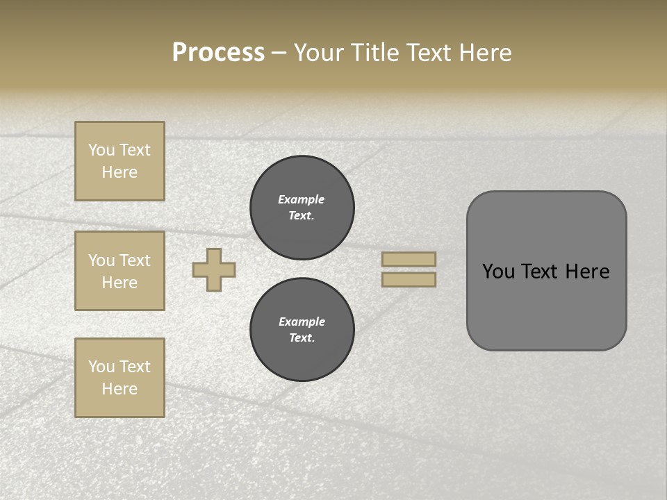 Dotted Similarity Roof Shingles PowerPoint Template
