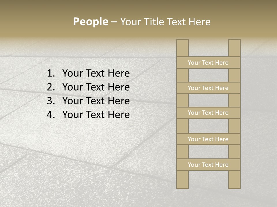 Dotted Similarity Roof Shingles PowerPoint Template