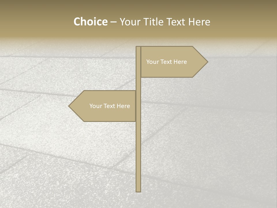 Dotted Similarity Roof Shingles PowerPoint Template