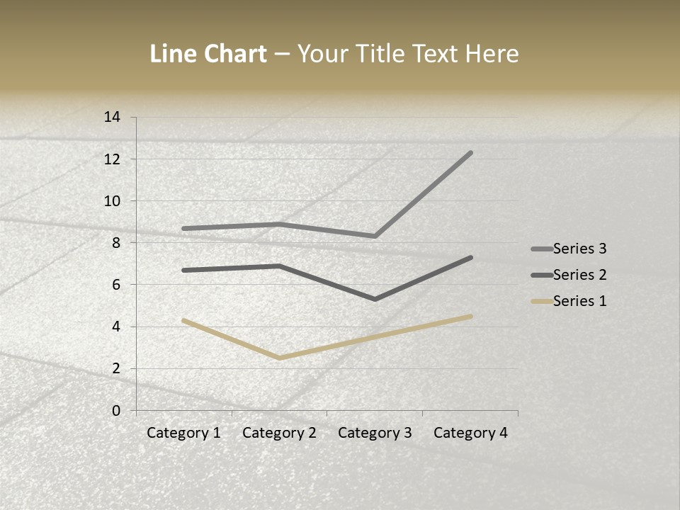 Dotted Similarity Roof Shingles PowerPoint Template